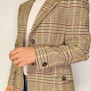 DKNY plaid blazer
